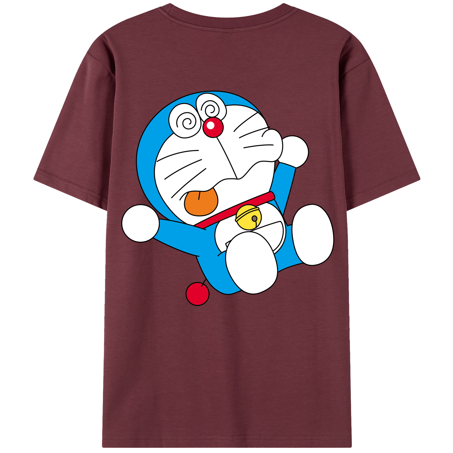 （画像用） ドラえもん Doraemon 綿100％半袖Tシャツ（背面プリント）